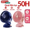 quat tich dien Quạt tích điện mini F06 22000mAh kẹp bàn - Bảo hành 15 tháng