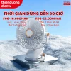 quat tich dien hinh anh 1 Quạt tích điện mini F06 22000mAh kẹp bàn - Bảo hành 15 tháng