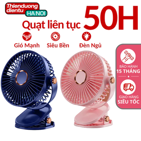 quat tich dien Quạt tích điện mini F06 22000mAh kẹp bàn - Bảo hành 15 tháng